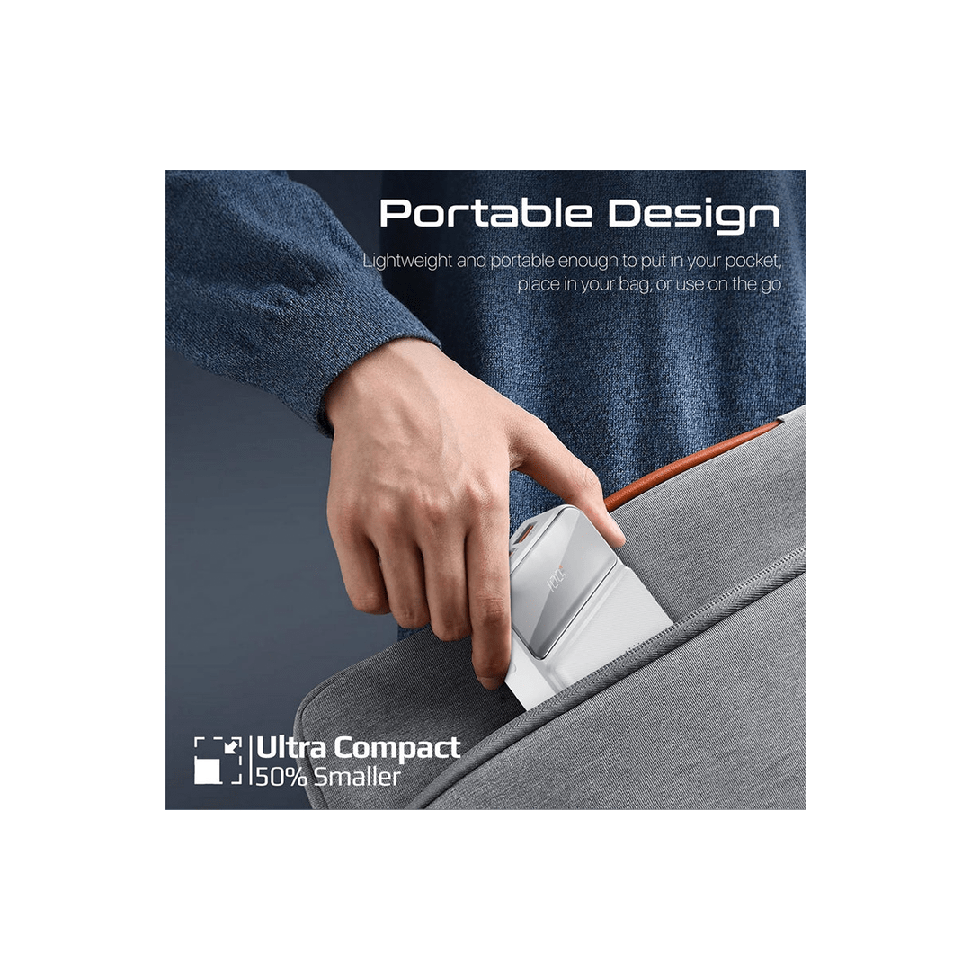 Promate AuraTorq-20 Ultra Slim 15W 20000mAh Wireless Charging Power Bank with 20Watt PD & QC3.0 - White in Qatar Promate AuraTorq-20 Ultra Slim 15W 20000mAh Wireless Charging Power Bank with 20Watt PD & QC3.0 - White in Qatar
